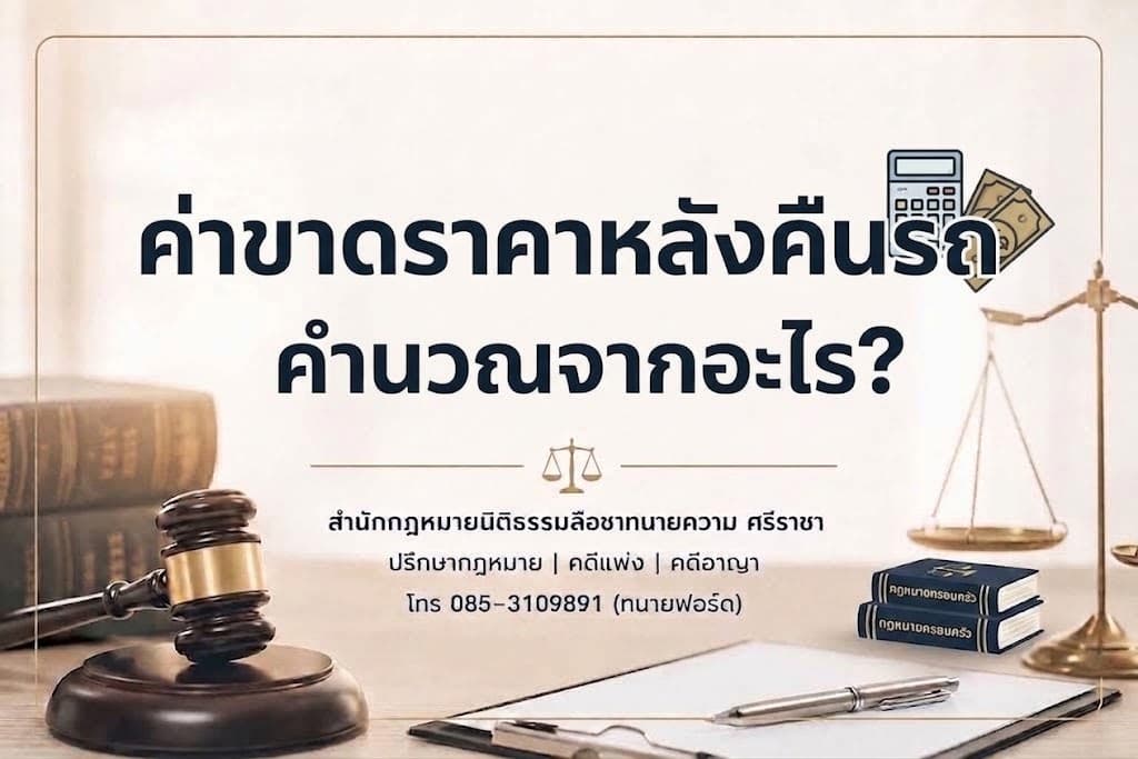 ค่าขาดราคาหลังคืนรถ คำนวณจากอะไร?