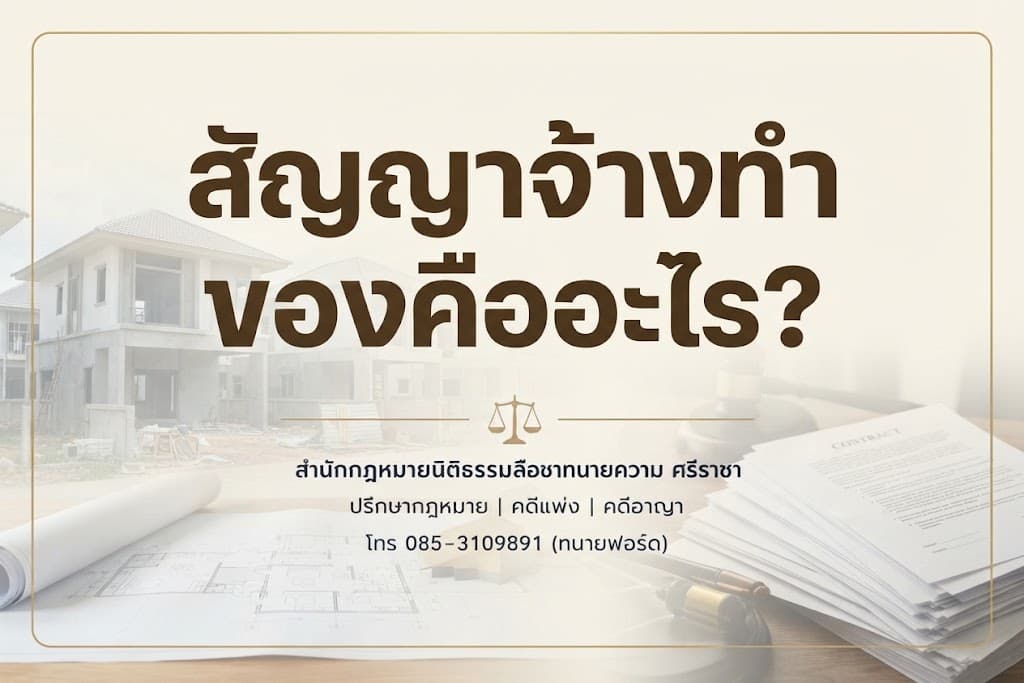 สัญญาจ้างทำของคืออะไร?
